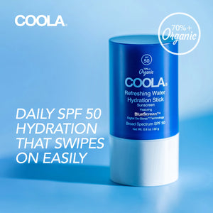Refreshing Water Hydration Stick Organic Face Sunscreen SPF50