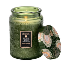 Load image into Gallery viewer, Temple Moss Large Glass Jar Candle
