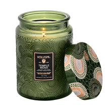 Load image into Gallery viewer, Temple Moss Large Glass Jar Candle
