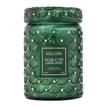 Load image into Gallery viewer, Noble Fir Garland Large Jar Candle

