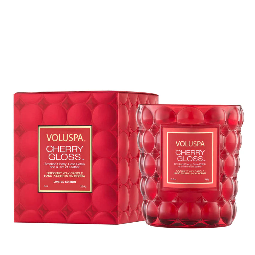 Cherry Gloss Boxed Classic Candle
