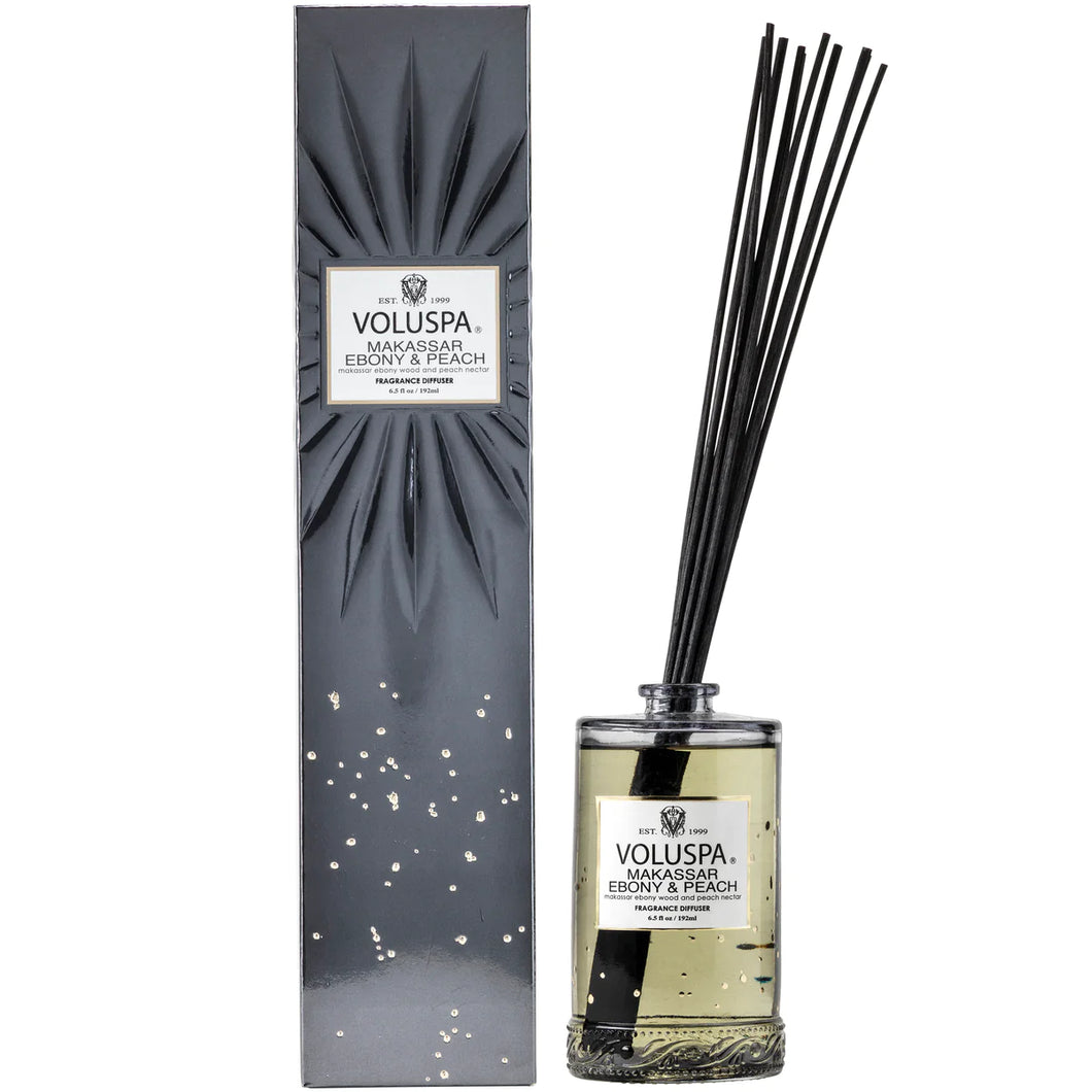 Makassar Ebony & Peach Reed Diffuser