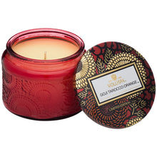 Load image into Gallery viewer, Goji Tarocco Orange Petite Jar Candle
