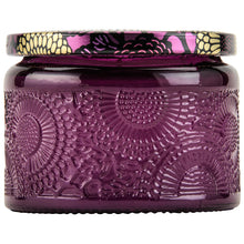 Load image into Gallery viewer, Santiago Huckleberry Petite Glass Jar Candle
