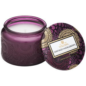Santiago Huckleberry Petite Glass Jar Candle