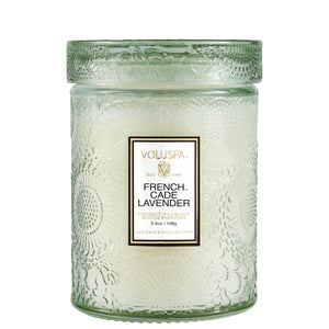 French Cade Lavender Small Glass Jar Candle