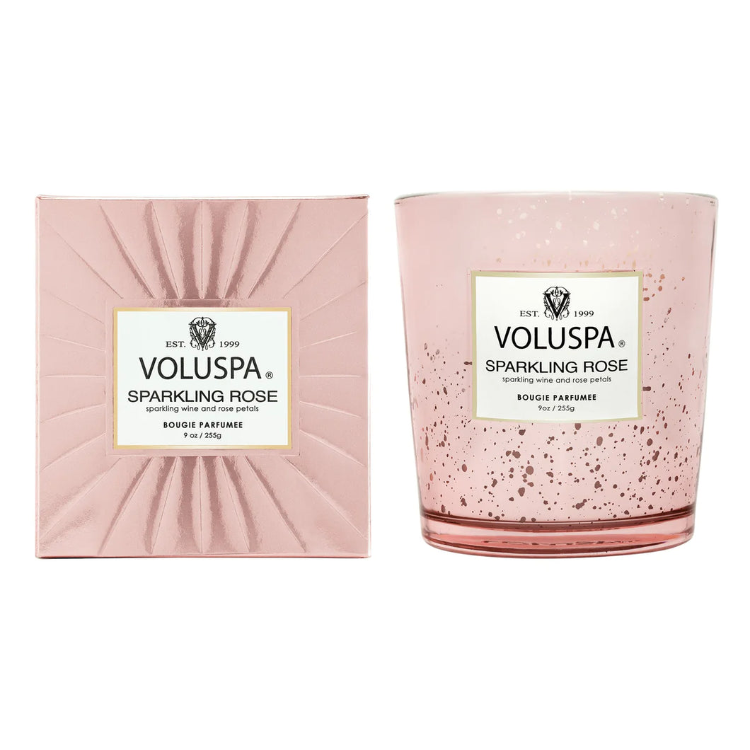 Sparkling Rose Boxed Classic Candle